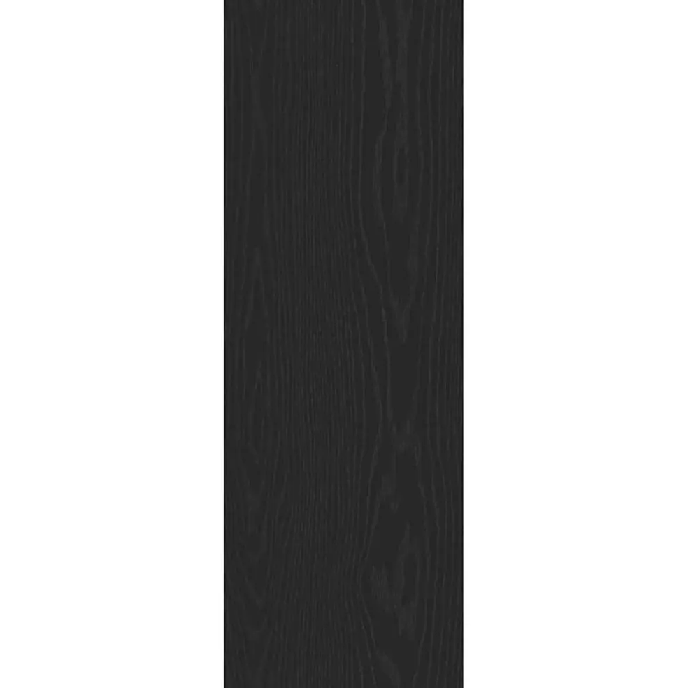 vidaXL Wand TV Kast 30,5 x 30 x 90 cm Zwart Eiken Bewerkt hout