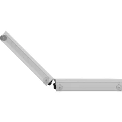 vidaXL Wapenkoffer aluminium ABS zilverkleurig