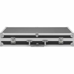 vidaXL Wapenkoffer aluminium ABS zwart