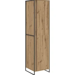 vidaXL Warderobe Ambachtelijk eiken 50 x 50 x 200 cm Bewerkt hout