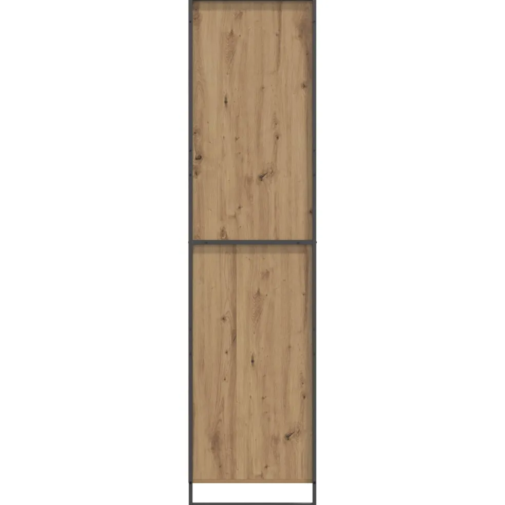 vidaXL Warderobe Ambachtelijk eiken 50 x 50 x 200 cm Bewerkt hout