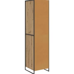 vidaXL Warderobe Ambachtelijk eiken 50 x 50 x 200 cm Bewerkt hout