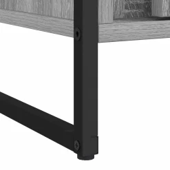 vidaXL Warderobe Grijs Sonoma 50 x 50 x 200 cm Bewerkt hout