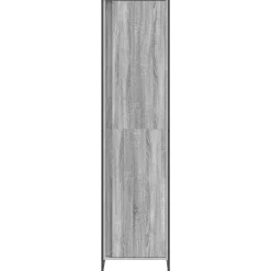 vidaXL Warderobe Grijs Sonoma 50 x 50 x 200 cm Bewerkt hout