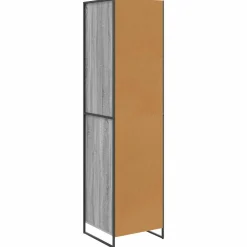 vidaXL Warderobe Grijs Sonoma 50 x 50 x 200 cm Bewerkt hout