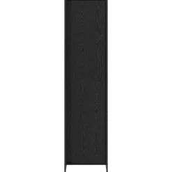 vidaXL Warderobe Zwart Eiken 50 x 50 x 200 cm Bewerkt hout