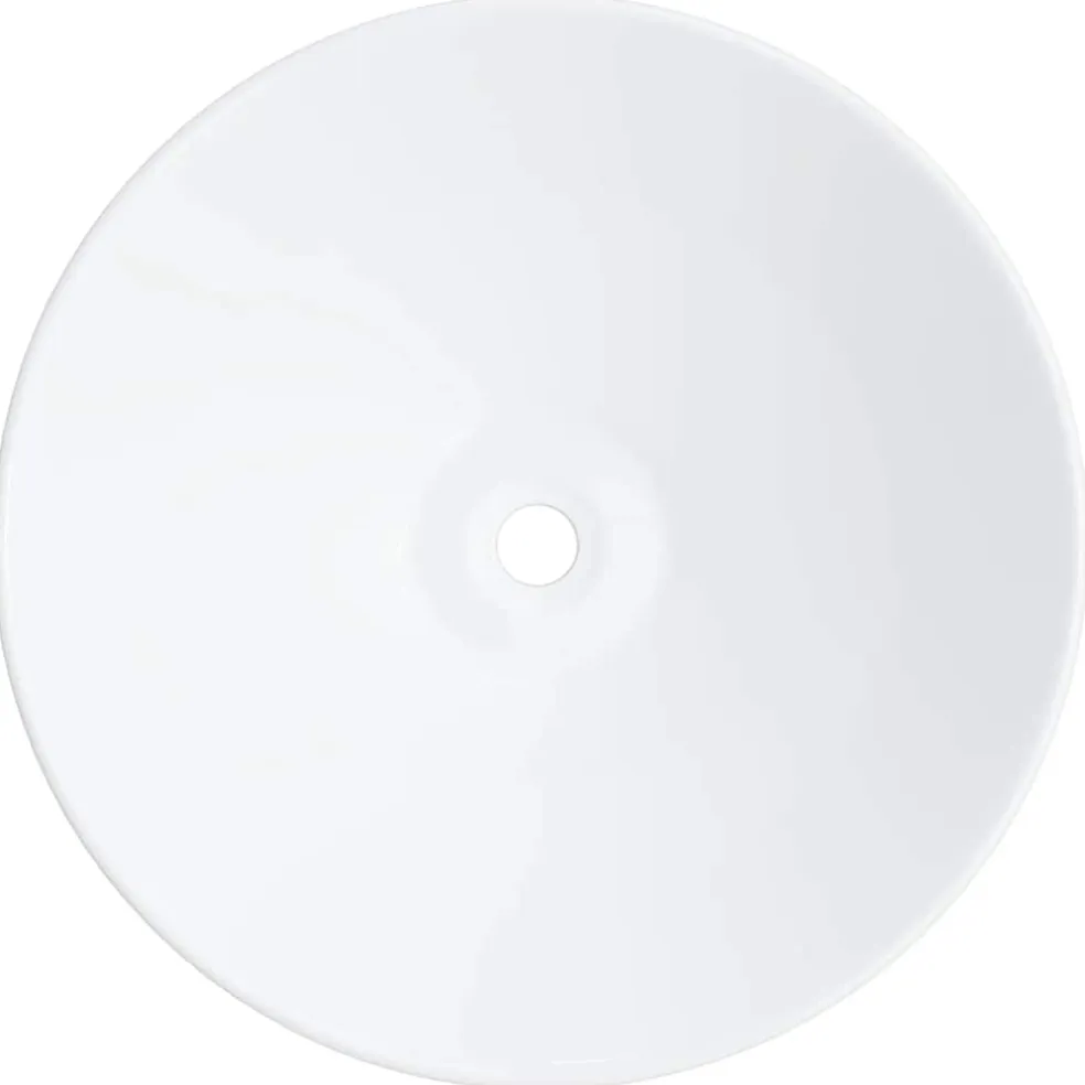 vidaXL Wasbakken 2 st 42x42x14 cm keramiek wit