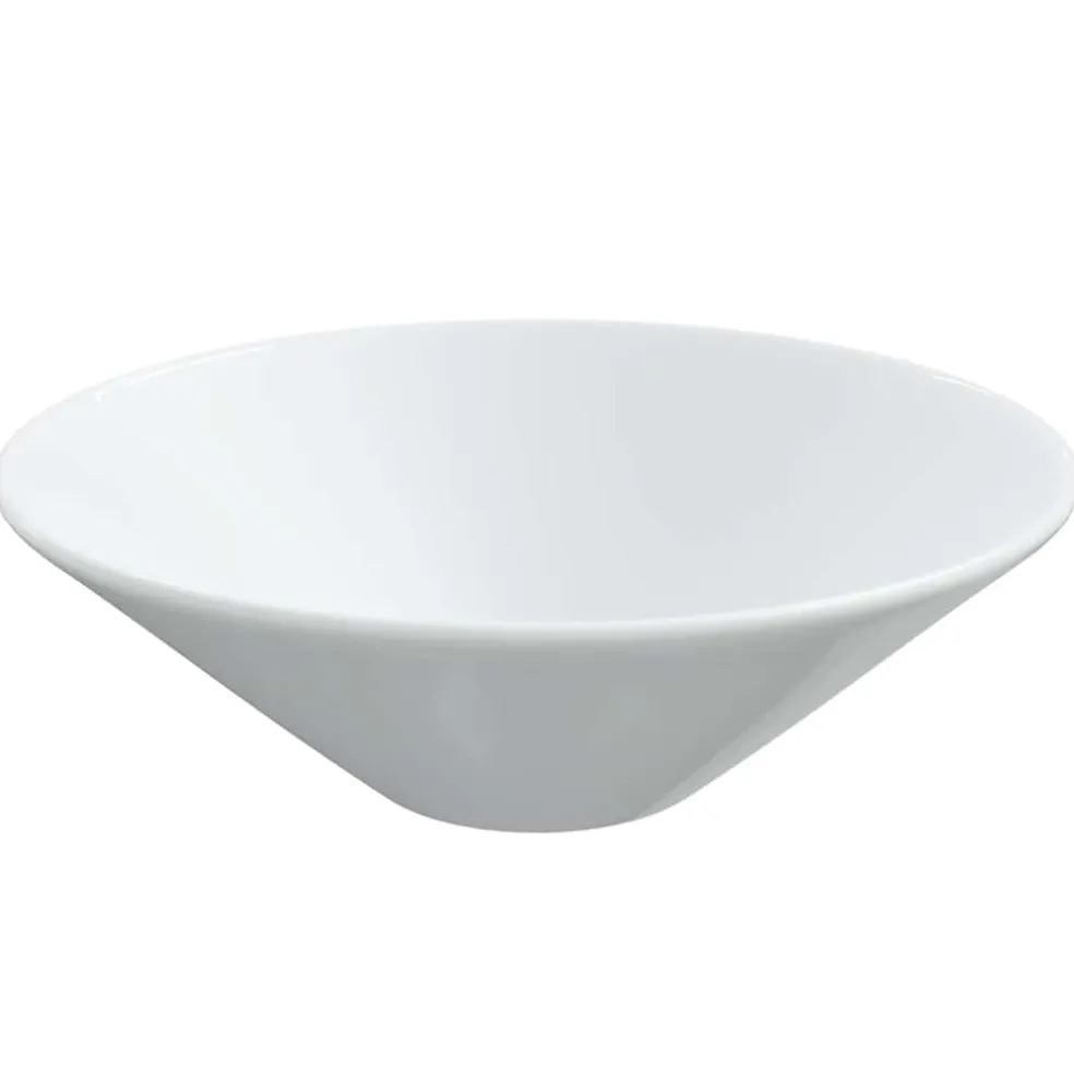vidaXL Wasbakken 2 st 42x42x14 cm keramiek wit
