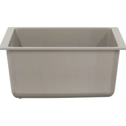 vidaXL Wasbak 80% Kwarts en 20% Hars 370 x 460 mm Grijs