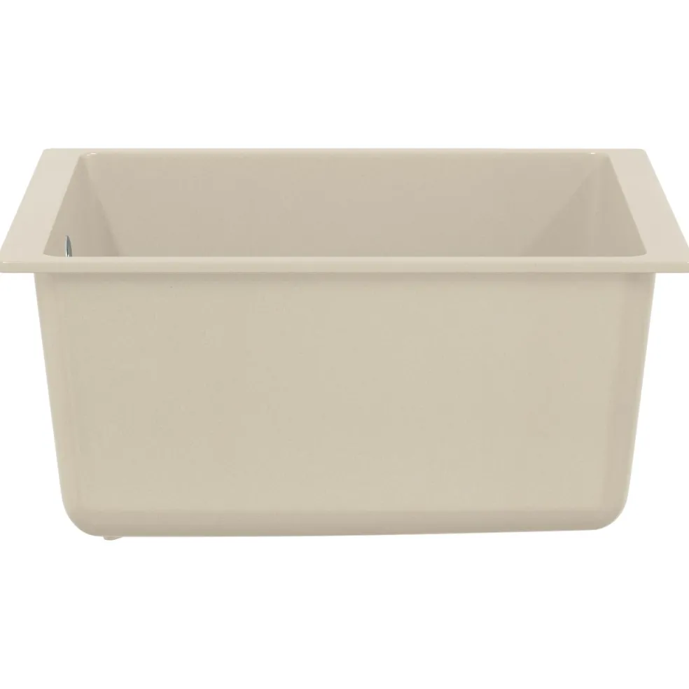 vidaXL Wasbak 80% Kwarts en 20% Hars 370 x 460 mm Beige