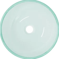 vidaXL Wasbak 35x12 cm gehard glas mat