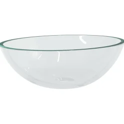 vidaXL Wasbak 50x37x14 cm glas transparant