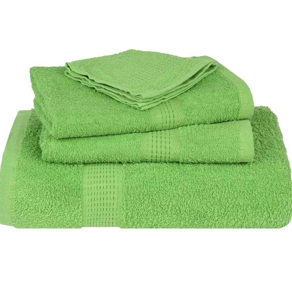 vidaXL Washandjes FROGN 2 st 30x30 cm 360 g/m² appelgroen