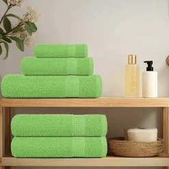 vidaXL Washandjes FROGN 2 st 30x30 cm 360 g/m² appelgroen