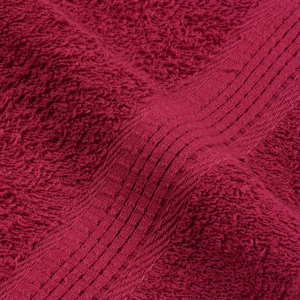 vidaXL Washandjes FROGN 2 st 30x30 cm 360 g/m² bordeaux