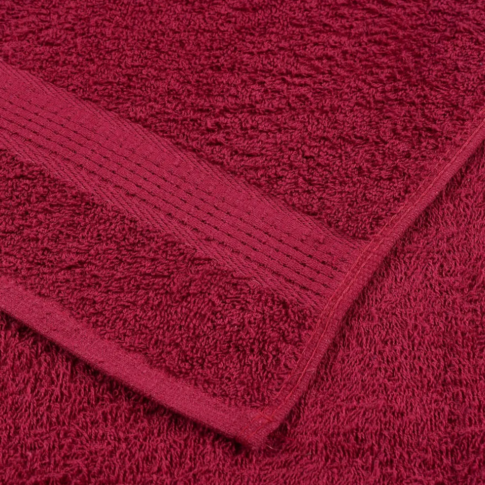 vidaXL Washandjes FROGN 2 st 30x30 cm 360 g/m² bordeaux