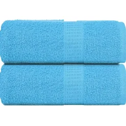 vidaXL Washandjes FROGN 2 st 30x30 cm 360 g/m² turquoise