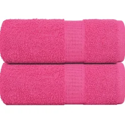 vidaXL Washandjes FROGN 2 st 30x30 cm 360 g/m² roze