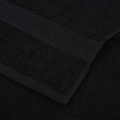 vidaXL Washandjes FROGN 2 st 30x30 cm 360 g/m² zwart