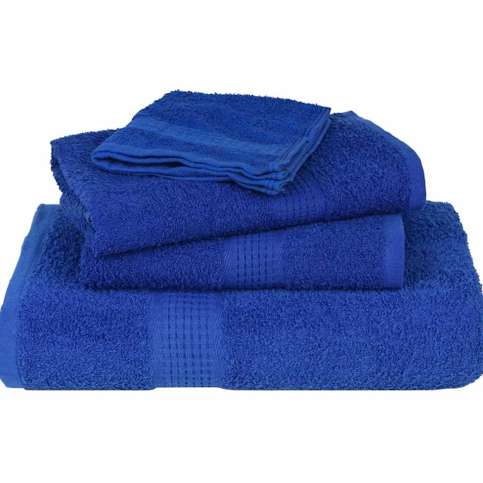 vidaXL Washandjes FROGN 2 st 30x30 cm 360 g/m² blauw