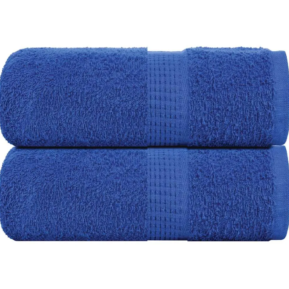 vidaXL Washandjes FROGN 2 st 30x30 cm 360 g/m² blauw