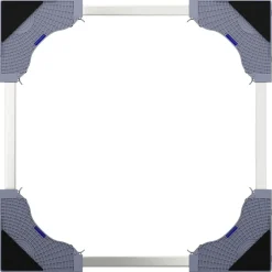 vidaXL Wasmachinebasis Grijs 67 x 67 x 21,5 cm Roestvrij staal