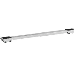 vidaXL Wasmachinebasis 2 st Zilver 72 x 5 x 4,5 cm Roestvrij staal