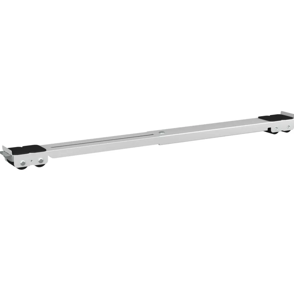 vidaXL Wasmachinebasis 2 st Zilver 72 x 5 x 4,5 cm Roestvrij staal