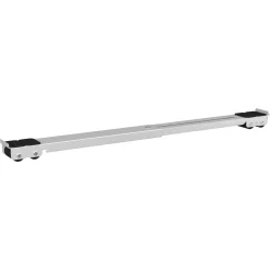 vidaXL Wasmachinebasis 2 st Zilver 72 x 5 x 4,5 cm Roestvrij staal
