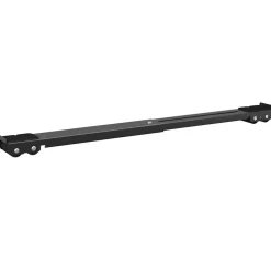 vidaXL Wasmachinebasis 2 st Zwart 72 x 5 x 4,5 cm Roestvrij staal