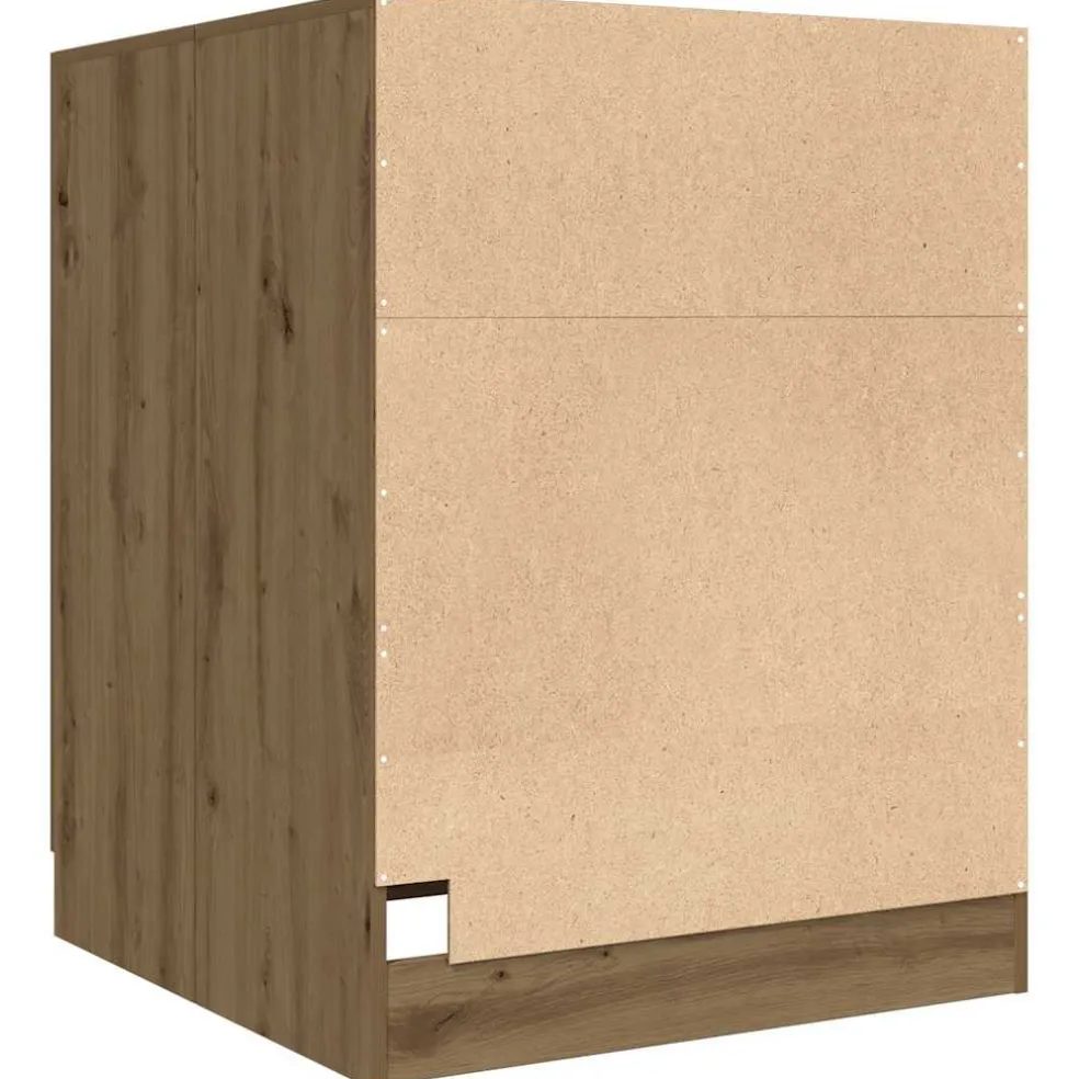 vidaXL Wasmachinekast 70,5x71,5x91,5 cm artisanaal eikenkleurig