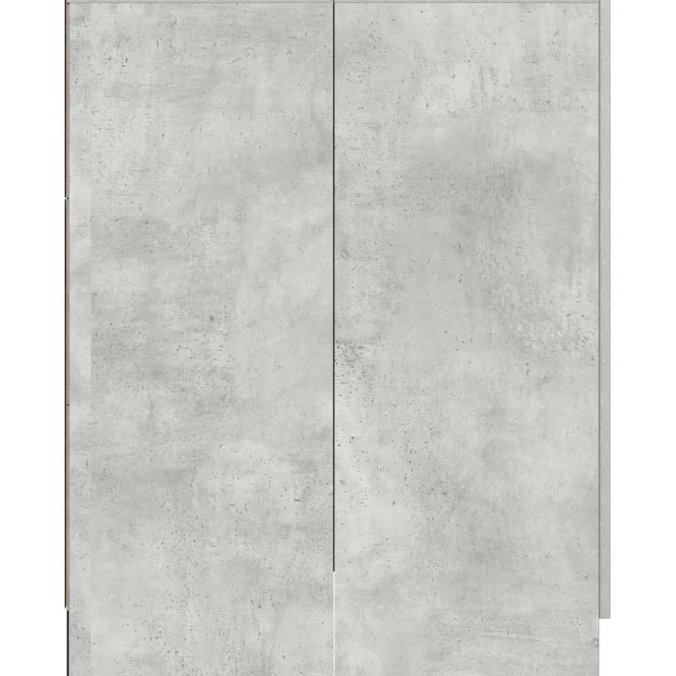 vidaXL Wasmachinekast 70,5x71,5x91,5 cm betongrijs