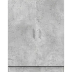 vidaXL Wasmachinekast 70,5x71,5x91,5 cm betongrijs