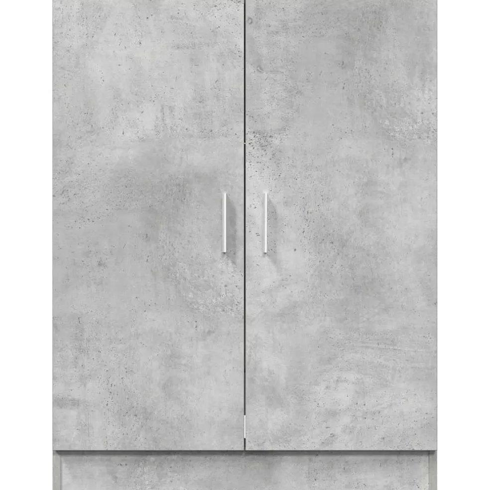 vidaXL Wasmachinekast 70,5x71,5x91,5 cm betongrijs
