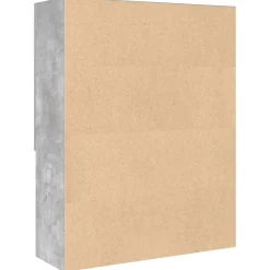 vidaXL Wasmachinekast 70,5x25,5x90 cm betongrijs