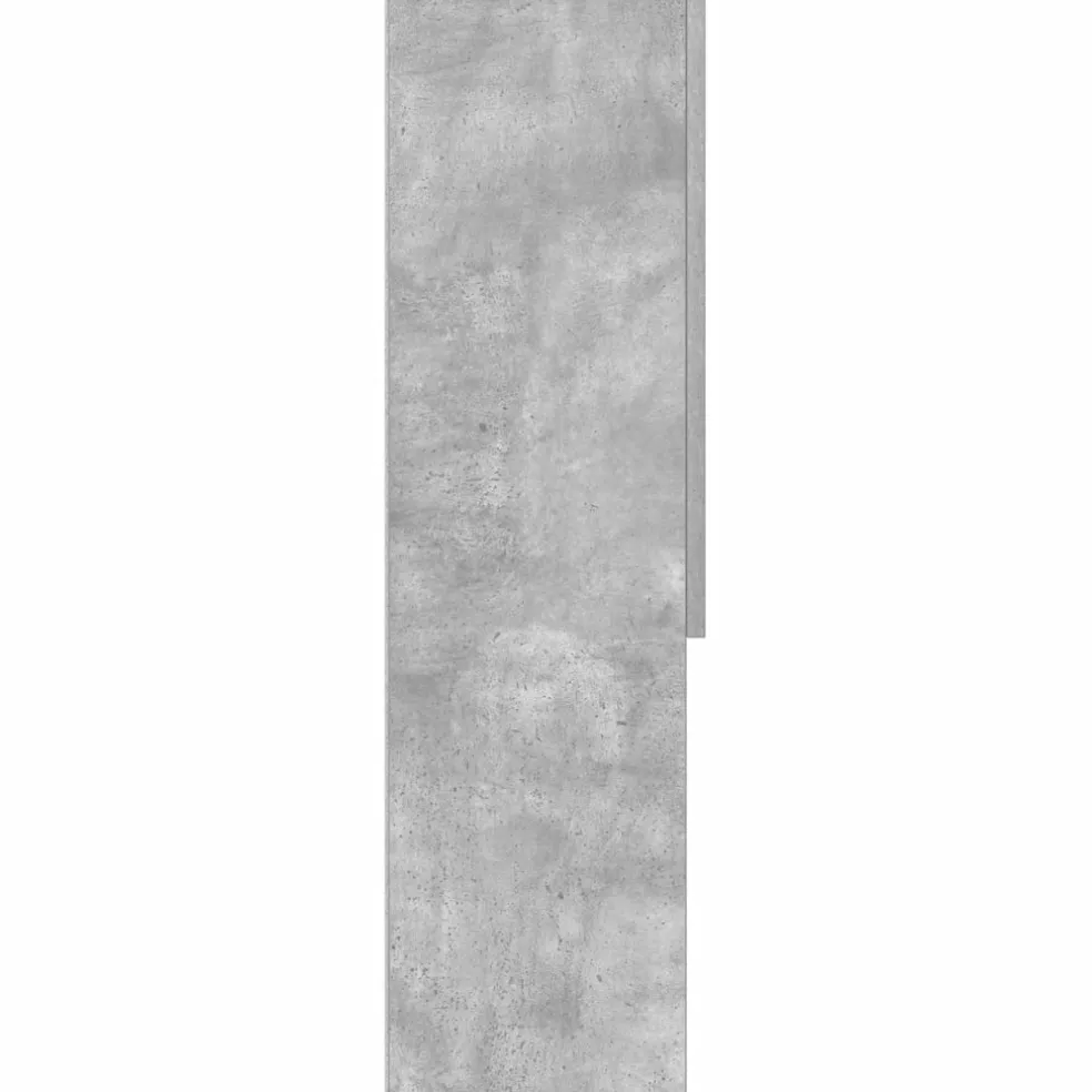 vidaXL Wasmachinekast 70,5x25,5x90 cm betongrijs