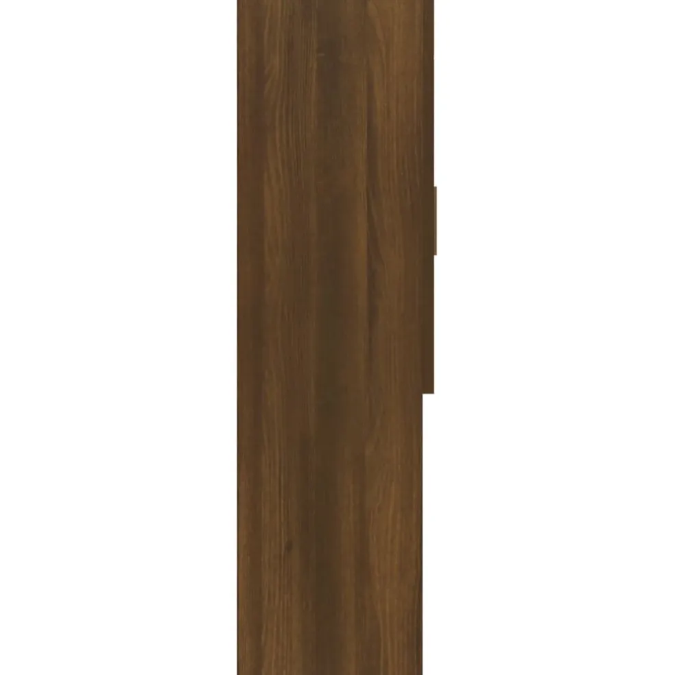vidaXL Wasmachinekast 70,5x25,5x90 cm bruin eikenkleur