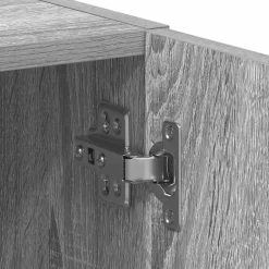 vidaXL Wasmachinekast 64x24x190 cm betongrijs