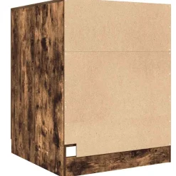 vidaXL Wasmachinekast 71x71,5x91,5 cm gerookt eikenkleurig