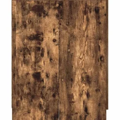 vidaXL Wasmachinekast 71x71,5x91,5 cm gerookt eikenkleurig