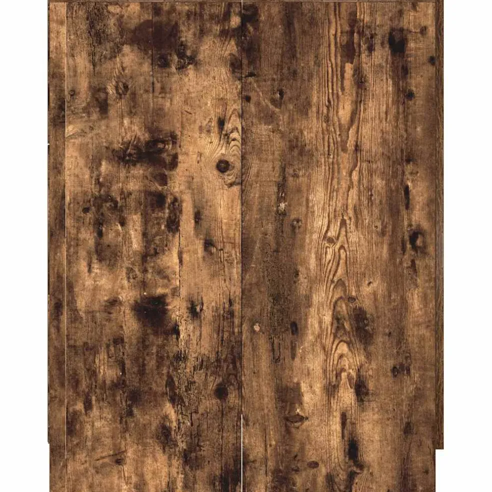 vidaXL Wasmachinekast 71x71,5x91,5 cm gerookt eikenkleurig