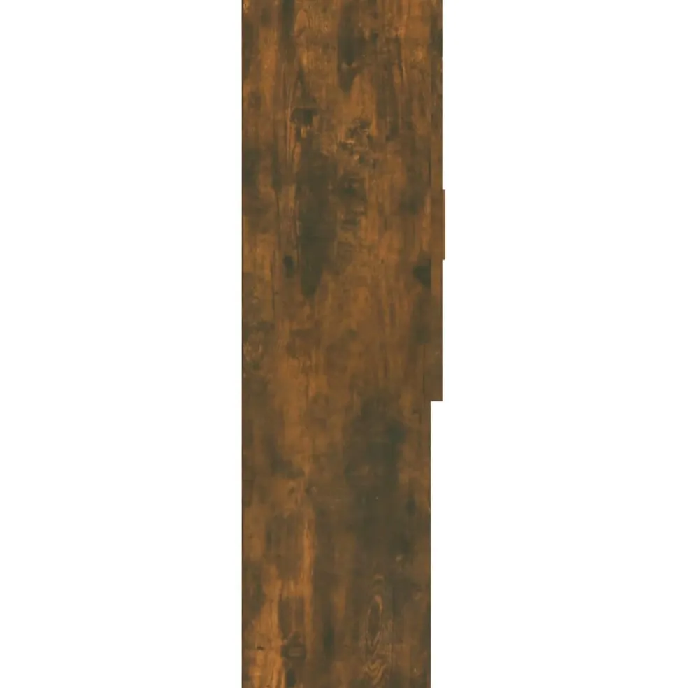 vidaXL Wasmachinekast 70,5x25,5x90 cm gerookt eikenkleurig