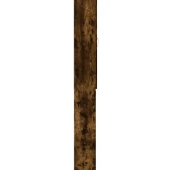 vidaXL Wasmachinekast 64x25,5x190 cm gerookt eikenkleurig
