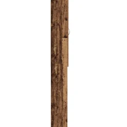 vidaXL Wasmachinekast 64x25,5x190 cm oud houtkleurig