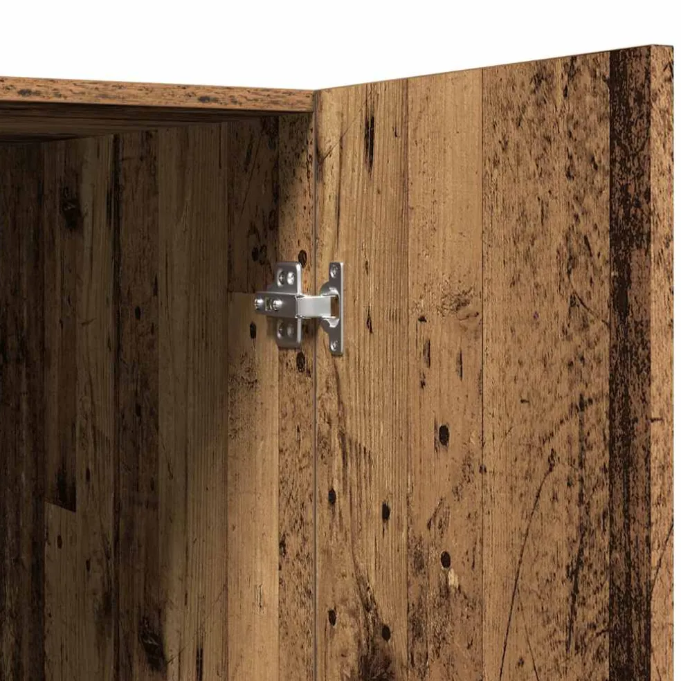 vidaXL Wasmachinekast 70,5x71,5x91,5 cm oud houtkleurig