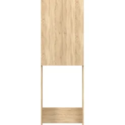 vidaXL Wasmachinekast 64x25,5x190 cm sonoma eikenkleurig