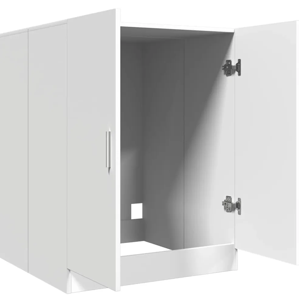 vidaXL Wasmachinekast 71x71,5x91,5 cm wit