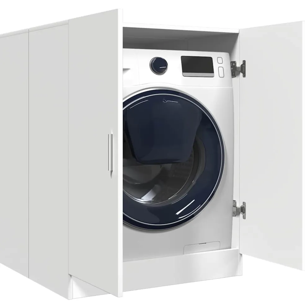 vidaXL Wasmachinekast 71x71,5x91,5 cm wit