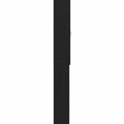 vidaXL Wasmachinekast 64x25,5x190 cm zwart eikenkleur