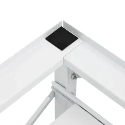 vidaXL Wasmachine pedestals Wit Staal